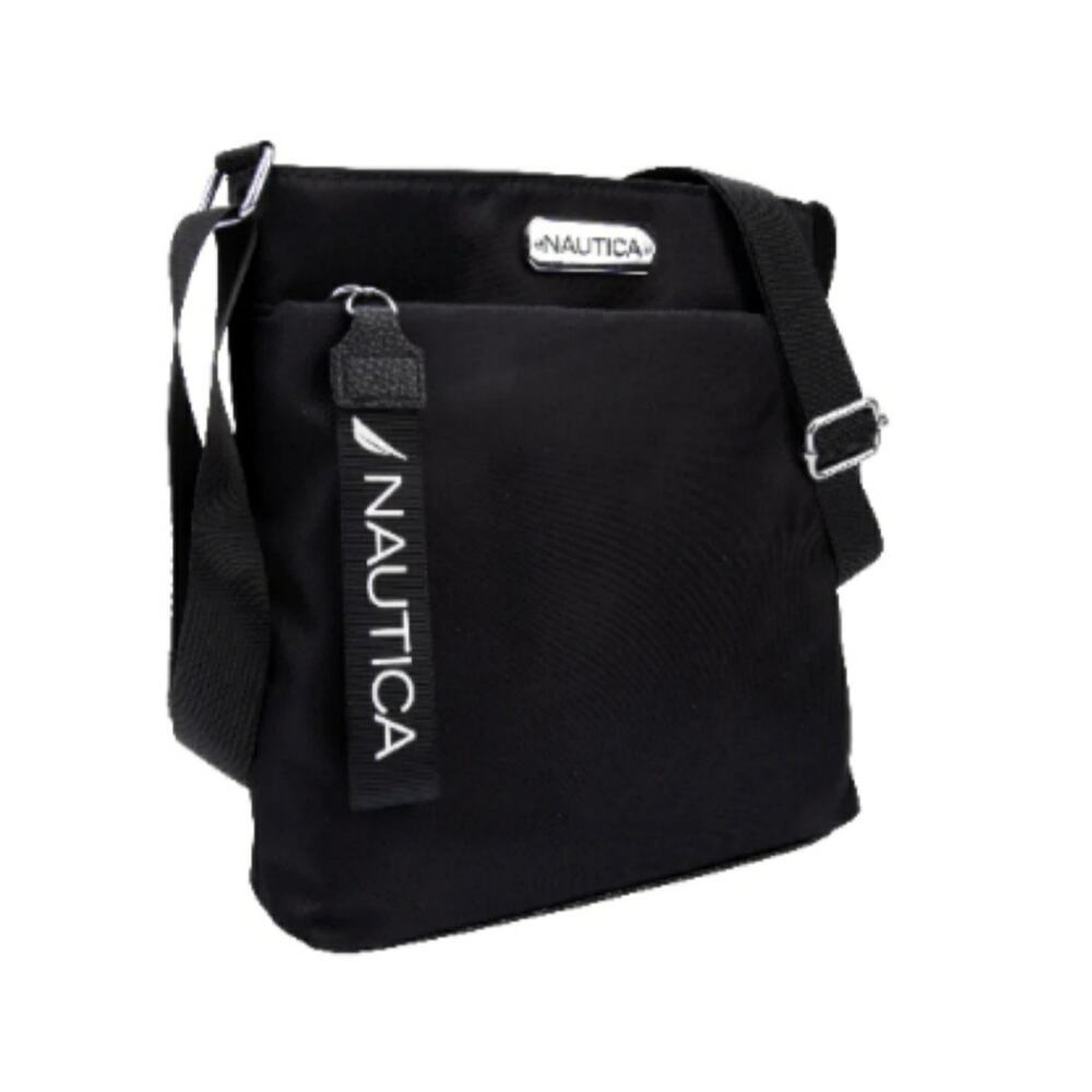 Nautica Nylon Small Crossbody Bag Purse with Adjustable Shoulder Stap